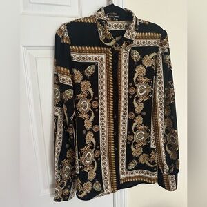 Medallion Printed Blouse